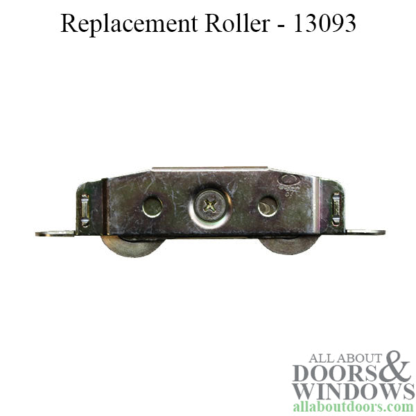 Tandem Roller Assembly for Sliding Patio Door Steel Housing 1.25 Inch Steel Wheel Diameter - Tandem Roller Assembly for Sliding Patio Door Steel Housing 1.25 Inch Steel Wheel Diameter