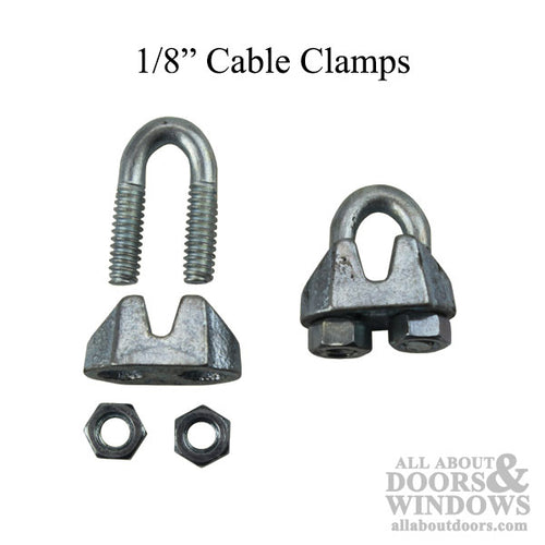 Cable Clamps for 1/8