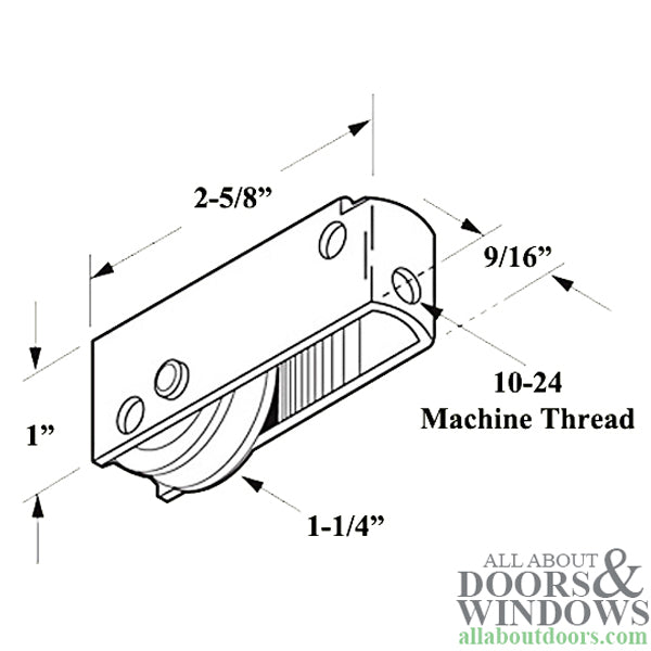 Sliding Door Roller Single Nylon Wheel 1.25 Inch Nylon Wheel For Sliding Patio Doors - Sliding Door Roller Single Nylon Wheel 1.25 Inch Nylon Wheel For Sliding Patio Doors