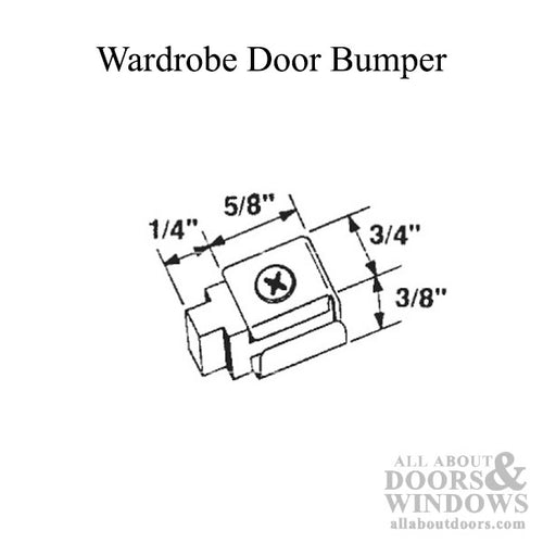 Bumper, Wardrobe Door - Bumper, Wardrobe Door