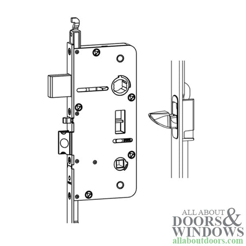 Hoppe HLS2000 Lower Assembly - 2-3/8