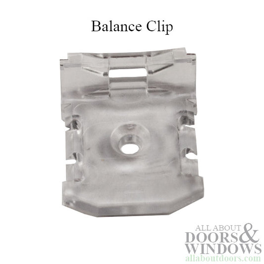 Balance Clip, Inverted T-Shoe, Polycarbonate