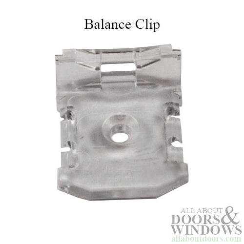 Balance Clip, Inverted T-Shoe, Polycarbonate - Balance Clip, Inverted T-Shoe, Polycarbonate