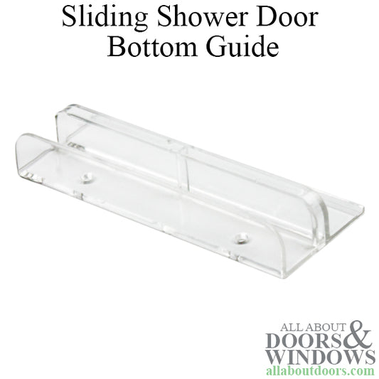 Guide, 9/16 Opening, International Sliding Shower Door Bottom - Nylon