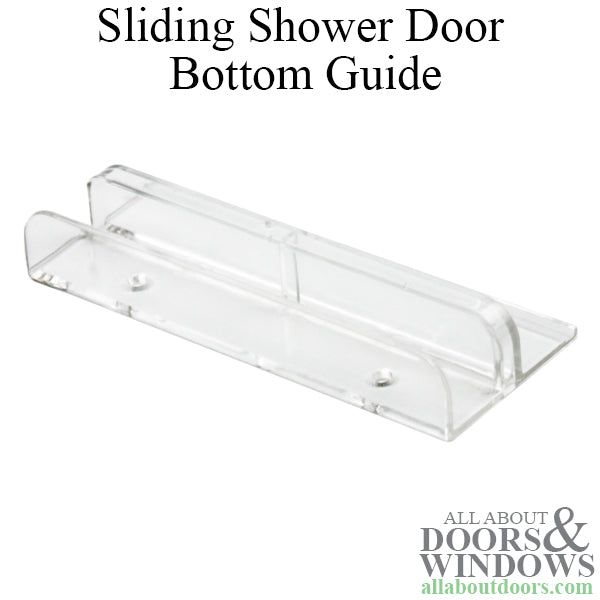 Guide, 9/16 Opening, International Sliding Shower Door Bottom - Nylon - Guide, 9/16 Opening, International Sliding Shower Door Bottom - Nylon