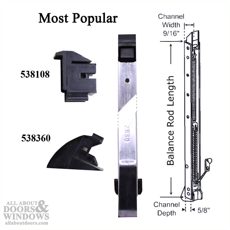 1/2 Inch Channel Balance with Shoes - 1/2 Inch Channel Balance with Shoes