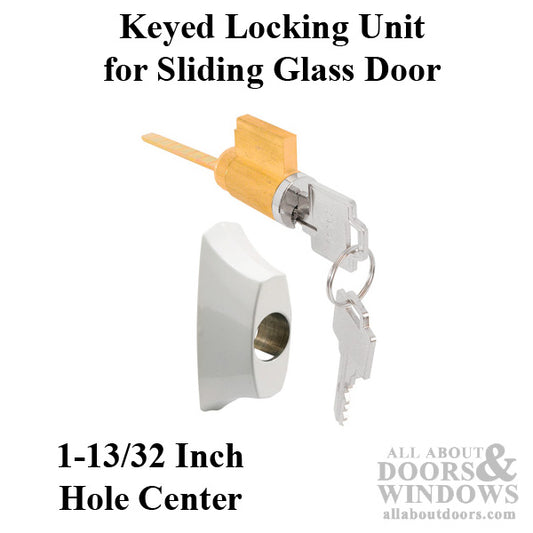 Keyed Locking Unit for Sliding Patio Door