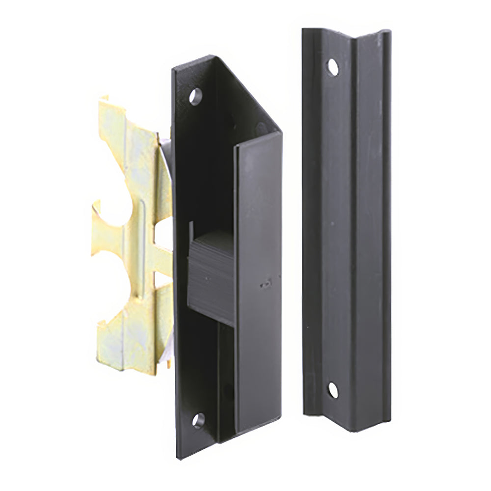 Non-Handed Latch & Pull for Sliding Screen Door - Black Finish - Non-Handed Latch & Pull for Sliding Screen Door - Black Finish