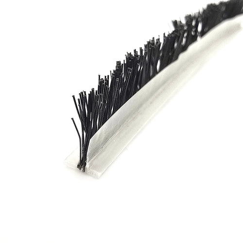 Weatherstrip, Flat Back Pile, .187 T-Backing x .350 Course Pile, with Fin - Weatherstrip, Flat Back Pile, .187 T-Backing x .350 Course Pile, with Fin