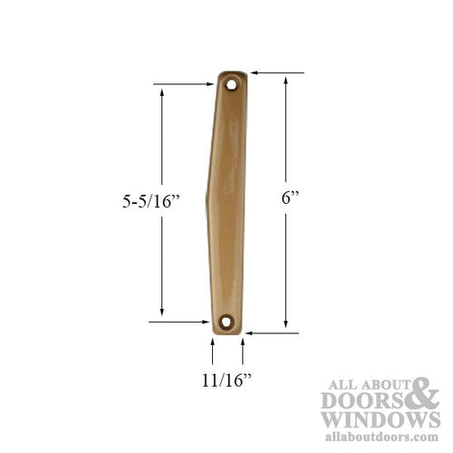 Sliding Screen Door Pull, Fixed Dummy - Choose Color - Sliding Screen Door Pull, Fixed Dummy - Choose Color