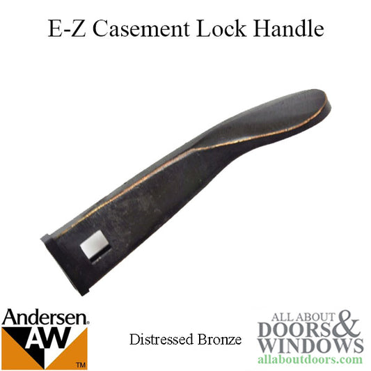 Andersen Perma-Shield Lock Handle, Estate Style - Distressed Bronze