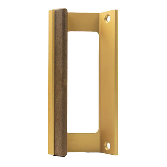 Great Lakes Window Patio Door Handle Set 6-1/4" Screw Hole Spacing Painted Gold