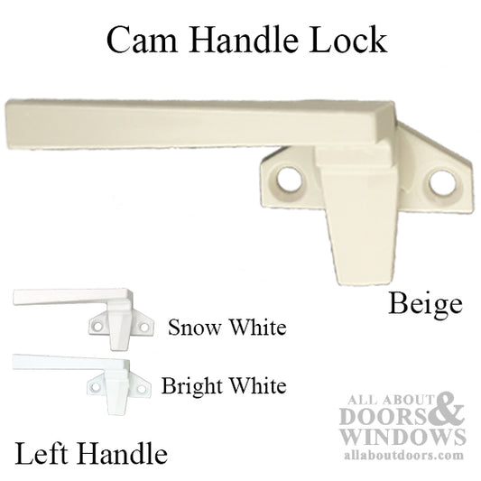 Cam Handle for Hopper Window, Low Profile LH-Choose Color