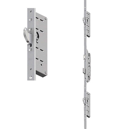 Hoppe Key Operated Multipoint Lock 1-¾ Inch Backset Doors 73.62-85.43 Inch Egress Panic Function - Hoppe Key Operated Multipoint Lock 1-¾ Inch Backset Doors 73.62-85.43 Inch Egress Panic Function