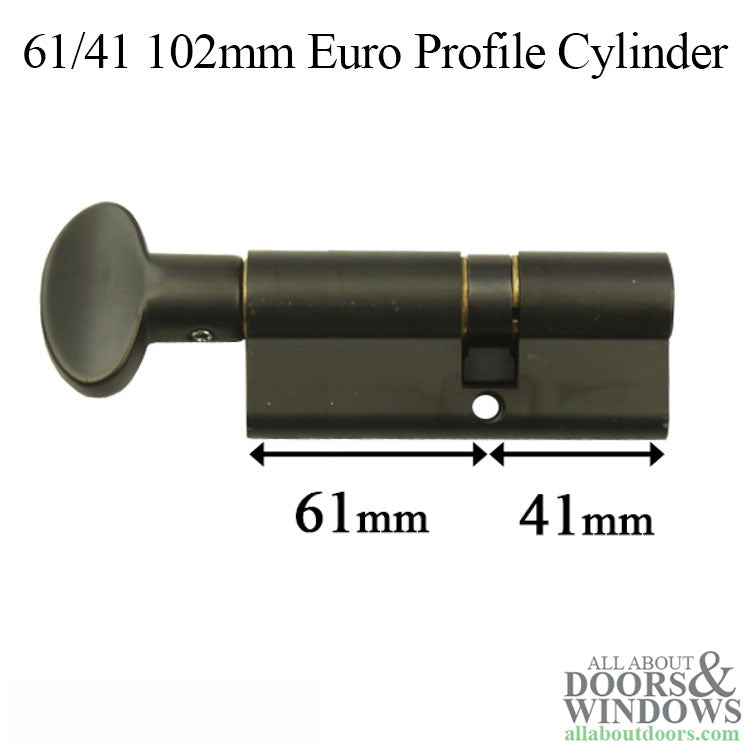 61/41 102mm Euro Profile Cylinder , Schlage Keyway - 61/41 102mm Euro Profile Cylinder , Schlage Keyway