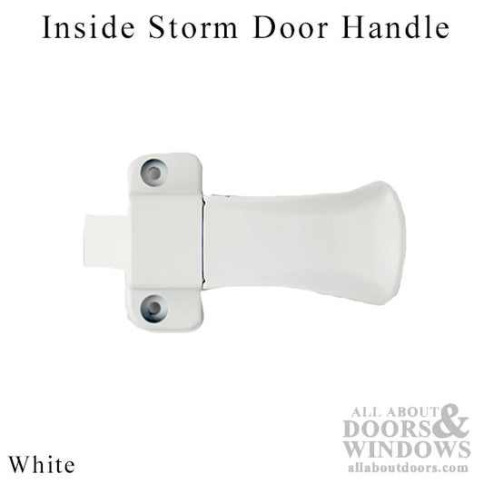 Inside Storm Door Handle, MC-L  5/32 Dia. hole - White