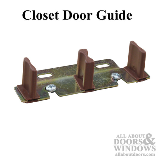 Closet Door Guide for 3/4 Inch or 1-3/8 Inch Doors
