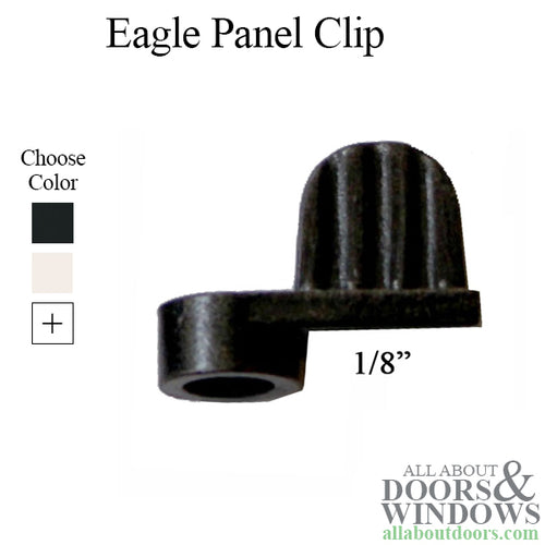 Eagle Window Zinc Diecast  Panel Clip 1/8-inch Offset - Eagle Window Zinc Diecast  Panel Clip 1/8-inch Offset