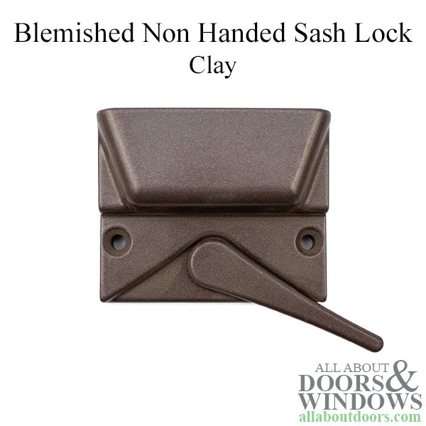Blemished Non-Handed Truth Home Gard Sash Lock with Plastic Latch for Casement Window - Clay - Blemished Non-Handed Truth Home Gard Sash Lock with Plastic Latch for Casement Window - Clay