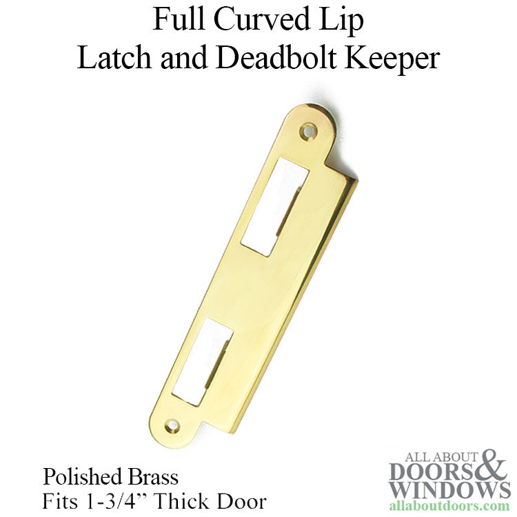 Latch & Deadbolt Strike Plate, 45mm, 1-3/4