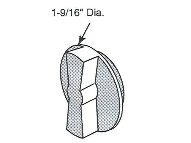 Interior Locking Knob for 1 Inch Door Thickness - Interior Locking Knob for 1 Inch Door Thickness