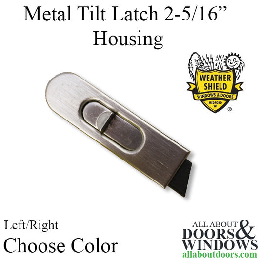 Metal Tilt Latch, Top/Upper Sash, Choose Handing/Color