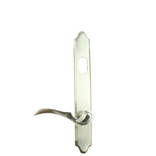 Covington Style Single Active Door, Keyed Handle Set, Left - Satin Nickel - Covington Style Single Active Door, Keyed Handle Set, Left - Satin Nickel
