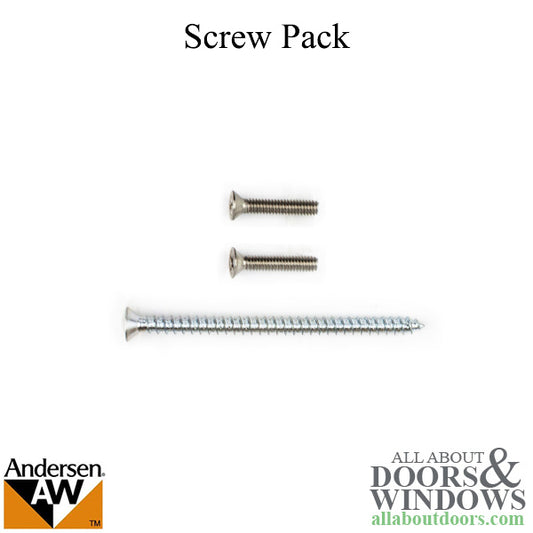 Andersen Screw Pack For Frenchwood Sliding Door Screw Reachout ReceiverSecurity 2 Panel