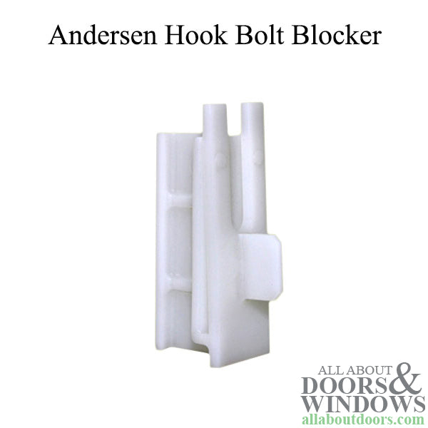 Andersen Hook Bolt Blocker, Frenchwood Outswing Door - Andersen Hook Bolt Blocker, Frenchwood Outswing Door