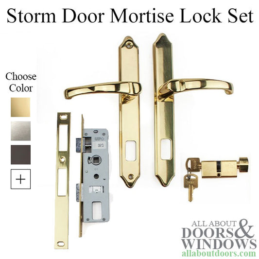 Mortise Lock and Storm Door Hardware, Single Keyed