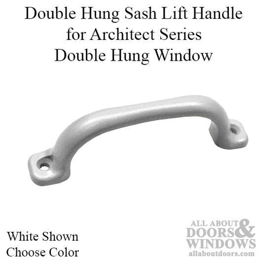 Double Hung Sash Lift Handle for Architect Series Double Hung Window - Choose Color