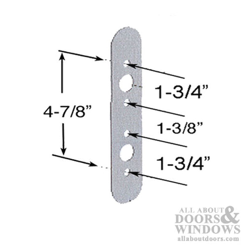Storm Door Escutcheon Plate - Storm Door Escutcheon Plate