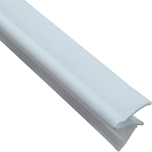Polyflex Weather Seal for Casement and Awning Windows, 8 Foot, .405 Width, White