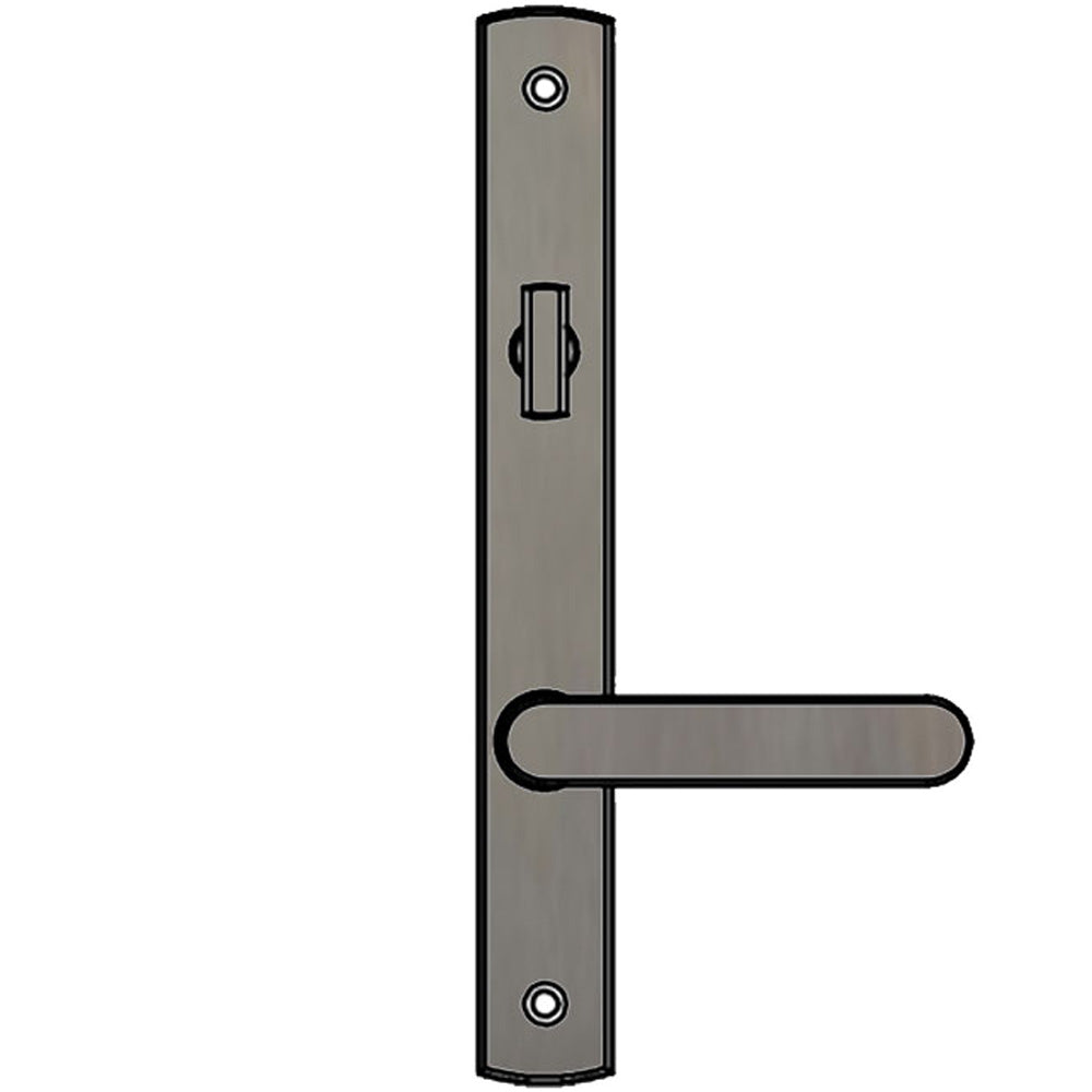 Truth Sentry Lock Handle Set, Contemporary, Decorative over Solid Brass, PVD Bronze - Truth Sentry Lock Handle Set, Contemporary, Decorative over Solid Brass, PVD Bronze