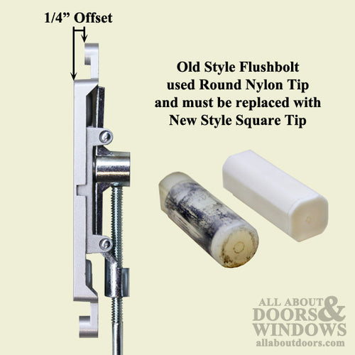 Flush Bolt 11 inch, 1/4bs Commercial Doors Hardware - Aluminum - Flush Bolt 11 inch, 1/4bs Commercial Doors Hardware - Aluminum