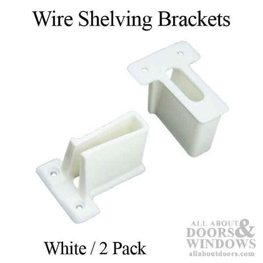 End Bracket - Wire Shelf - 2 Pack