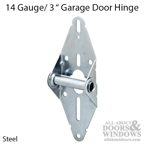 3 Inch Standard No. 1 Hinge for Rollers with 7/16 Inch Stem Diameter for Garage Doors - 3 Inch Standard No. 1 Hinge for Rollers with 7/16 Inch Stem Diameter for Garage Doors