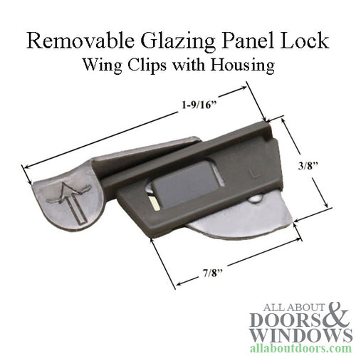 Andersen Wing Clips For Glazing Panel Removable Wing Locks With Housing Stone - Andersen Wing Clips For Glazing Panel Removable Wing Locks With Housing Stone