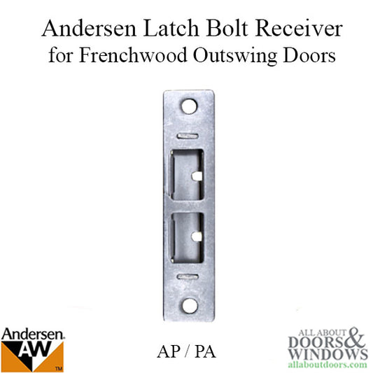 Latch Bolt Receiver - Frenchwood Outswing