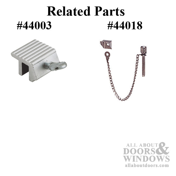 Sash Lock - Vinyl and Aluminum Sash Hardware, Diecast - Brite Zinc - Sash Lock - Vinyl and Aluminum Sash Hardware, Diecast - Brite Zinc