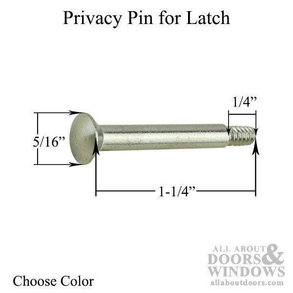 Privacy Pin for Latch - Choose Color - Privacy Pin for Latch - Choose Color