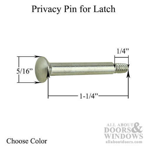 Privacy Pin for Latch - Choose Color - Privacy Pin for Latch - Choose Color