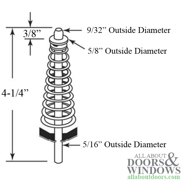 Pivot Rod, 5/16, Top - Pivot Rod, 5/16, Top