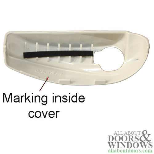 Roto Metal casement operator cover LH - Roto Metal casement operator cover LH