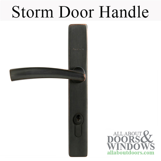 Andersen Emco Modern Storm Door Handle Set Trim Venetian Bronze