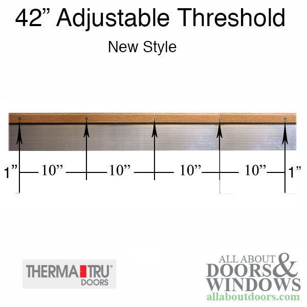 Therma Tru Composite Sill Cap for 42 Inch Door Threshold - Therma Tru Composite Sill Cap for 42 Inch Door Threshold