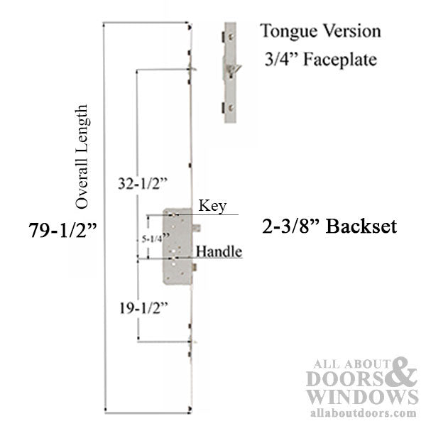 20mm Sentry MPL 60/140 Tongue,   96