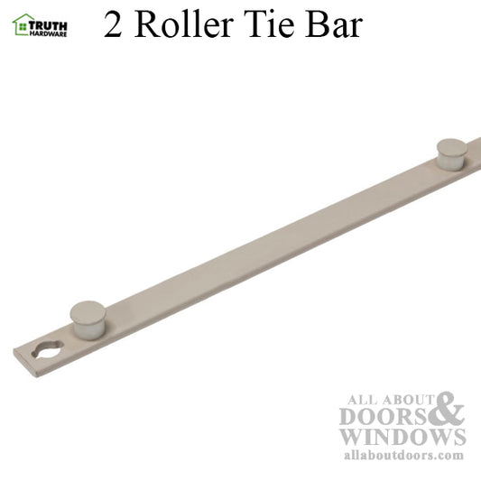 Truth Hardware 2 Roller Tie Bar Assembly for Interlock Roller 10-7/8