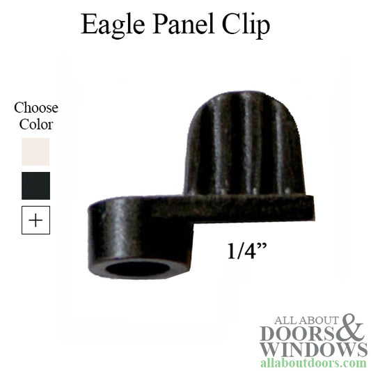 Eagle Window Zinc Diecast  Panel Clip 1/4-inch Offset