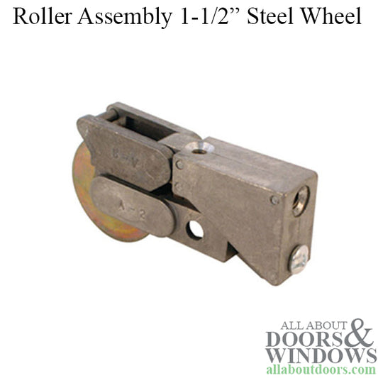 Sliding Door Roller  Steel Wheel Sliding Door Roller For Fleetwood and Fullview Doors 1.5 Inch Steel Wheel